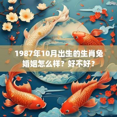 1987年10月出生的生肖兔婚姻怎么样？好不好？