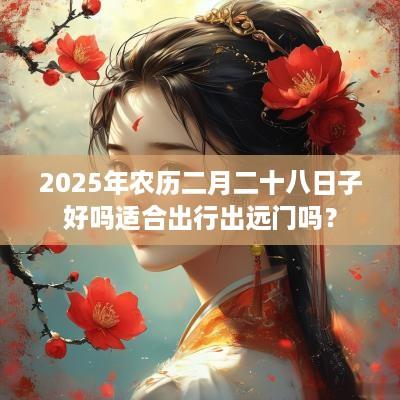2025年农历二月二十八日子好吗适合出行出远门吗？
