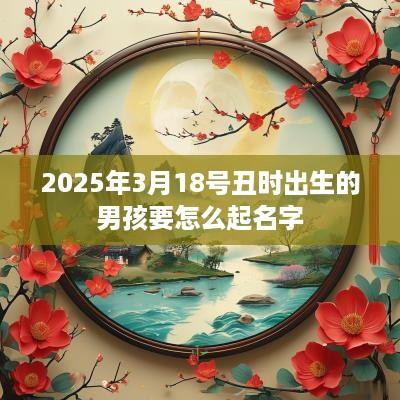 2025年3月18号丑时出生的男孩要怎么起名字