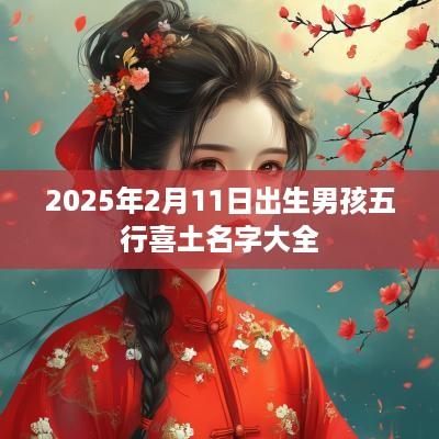 2025年2月11日出生男孩五行喜土名字大全