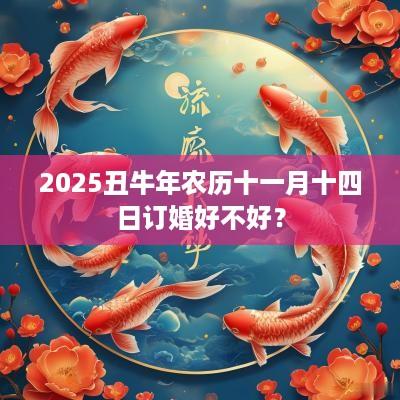 2025丑蛇年农历十一月十四日订婚好不好？