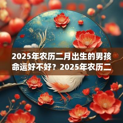 2025年农历二月出生的男孩命运好不好？2025年农历二月宝宝出生吉日