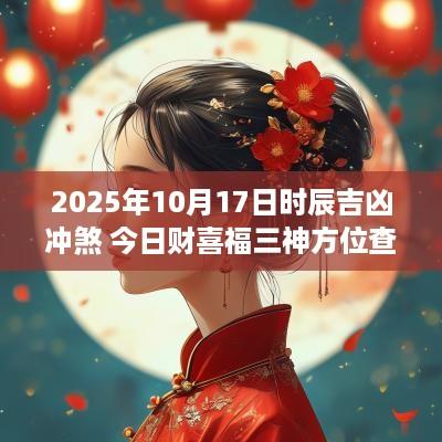 2025年10月17日时辰吉凶冲煞 今日财喜福三神方位查询