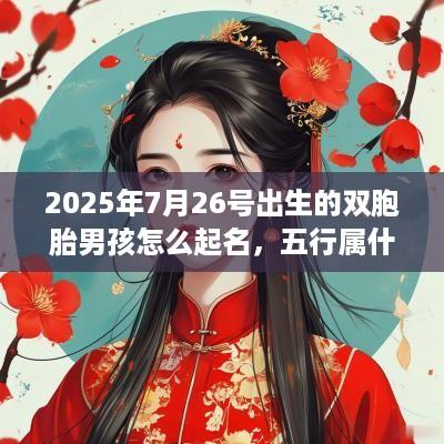 2025年7月26号出生的双胞胎男孩怎么起名，五行属什么