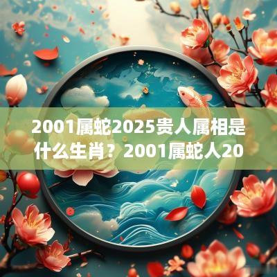 2001属蛇2025贵人属相是什么生肖？2001属蛇人2025年运势？