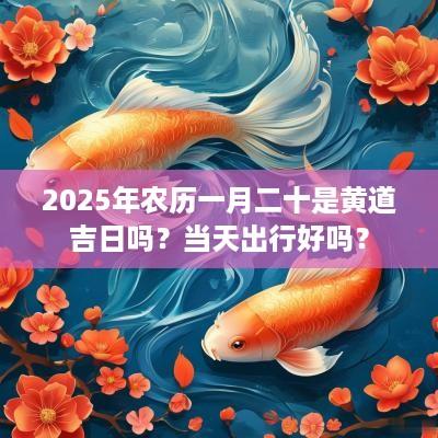 2025年农历一月二十是黄道吉日吗？当天出行好吗？