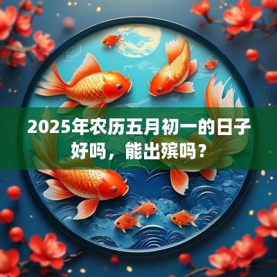 2025年农历五月初一的日子好吗，能出殡吗？