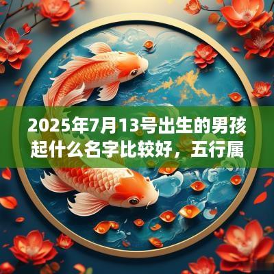 2025年7月13号出生的男孩起什么名字比较好，五行属什么