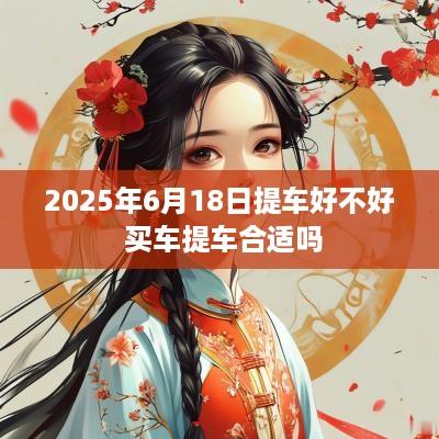 2025年6月18日提车好不好 买车提车合适吗
