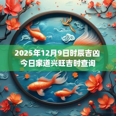 2025年12月9日时辰吉凶 今日家道兴旺吉时查询