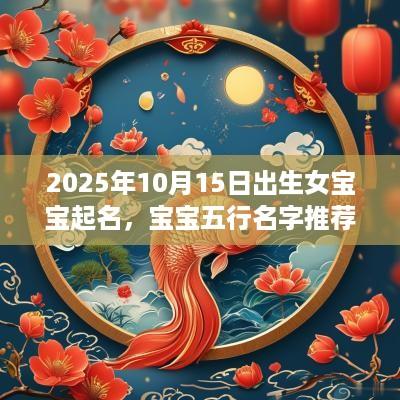 2025年10月15日出生女宝宝起名，宝宝五行名字推荐