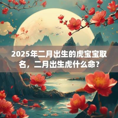 2025年二月出生的虎宝宝取名，二月出生虎什么命？