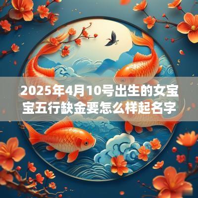 2025年4月10号出生的女宝宝五行缺金要怎么样起名字