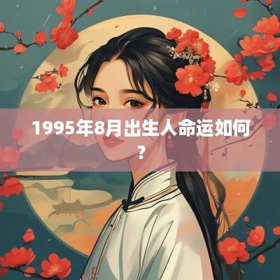 1995年8月出生人命运如何？