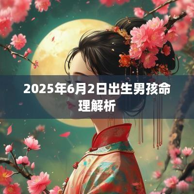 2025年6月2日出生男孩命理解析