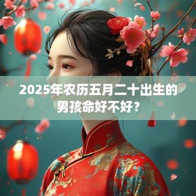 2025年农历五月二十出生的男孩命好不好？