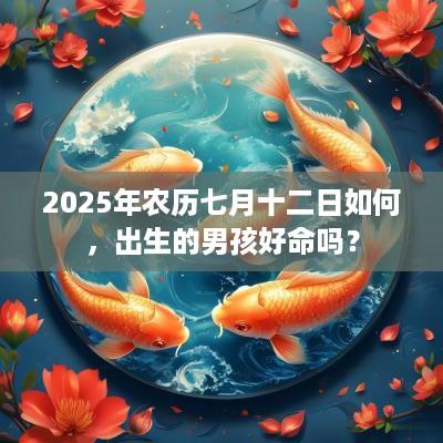 2025年农历七月十二日如何，出生的男孩好命吗？