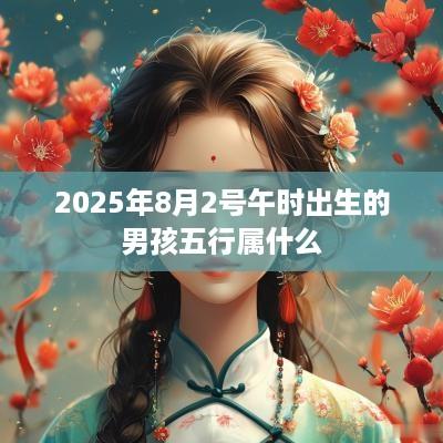 2025年8月2号午时出生的男孩五行属什么