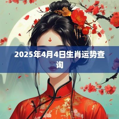 2025年4月4日生肖运势查询