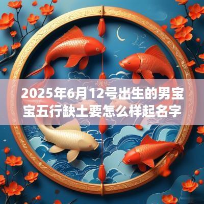 2025年6月12号出生的男宝宝五行缺土要怎么样起名字