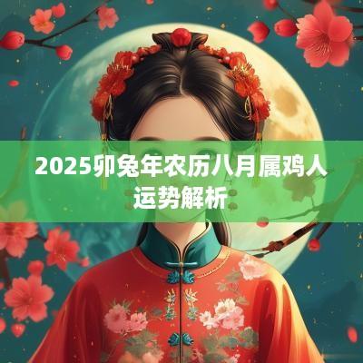 2025卯蛇年农历八月属鸡人运势解析
