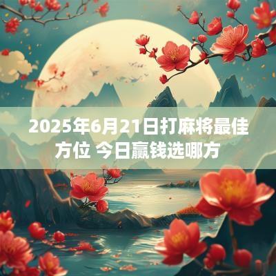 2025年6月21日打麻将最佳方位 今日赢钱选哪方