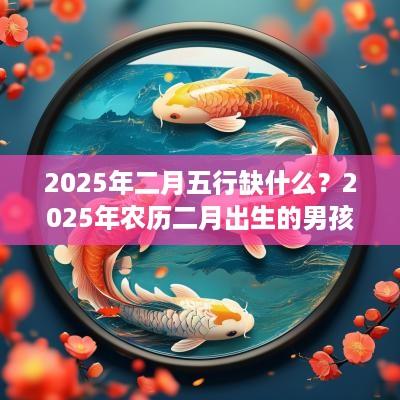 2025年二月五行缺什么？2025年农历二月出生的男孩子起名