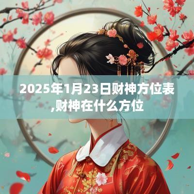2025年1月23日财神方位表,财神在什么方位