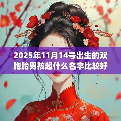 2025年11月14号出生的双胞胎男孩起什么名字比较好，五行属什么