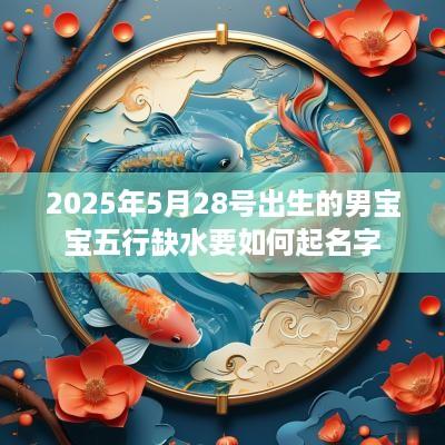 2025年5月28号出生的男宝宝五行缺水要如何起名字