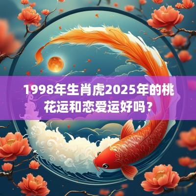 1998年生肖虎2025年的桃花运和恋爱运好吗？