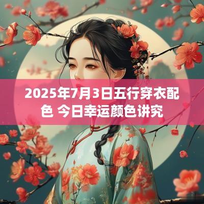 2025年7月3日五行穿衣配色 今日幸运颜色讲究