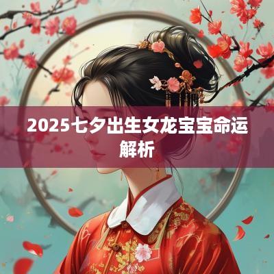 2025七夕出生女龙宝宝命运解析