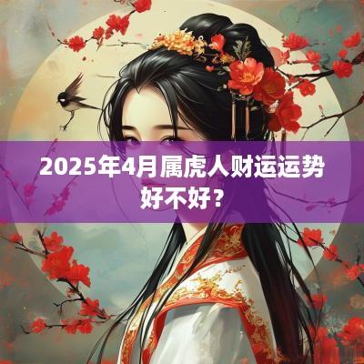 2025年4月属虎人财运运势好不好? 2025年4月属虎人财运运势好不好?