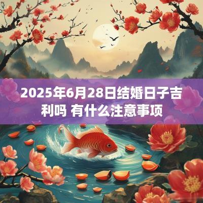 2025年6月28日结婚日子吉利吗 有什么注意事项