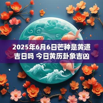 2025年6月6日芒种是黄道吉日吗 今日黄历卦象吉凶