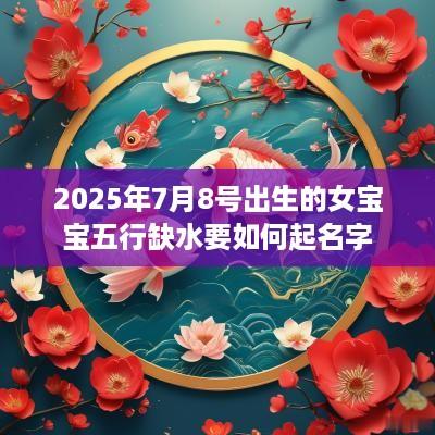 2025年7月8号出生的女宝宝五行缺水要如何起名字