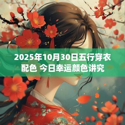 2025年10月30日五行穿衣配色 今日幸运颜色讲究