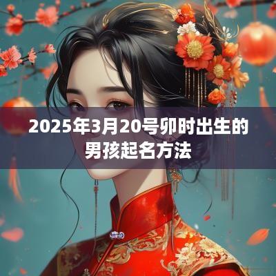 2025年3月20号卯时出生的男孩起名方法