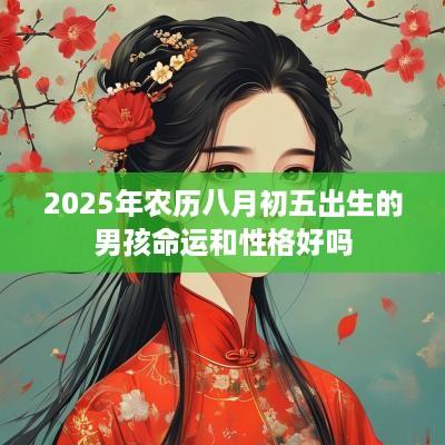 2025年农历八月初五出生的男孩命运和性格好吗