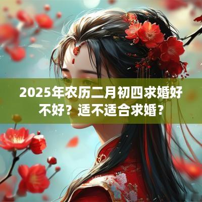2025年农历二月初四求婚好不好？适不适合求婚？