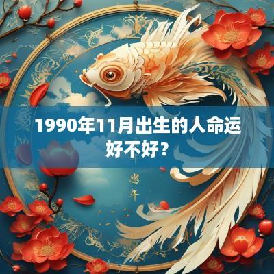 1990年11月出生的人命运好不好？