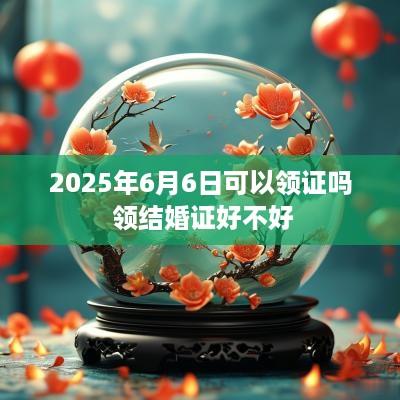 2025年6月6日可以领证吗 领结婚证好不好