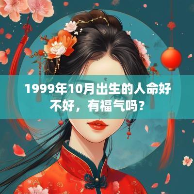 1999年10月出生的人命好不好，有福气吗？