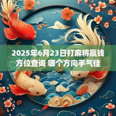 2025年6月23日打麻将赢钱方位查询 哪个方向手气佳