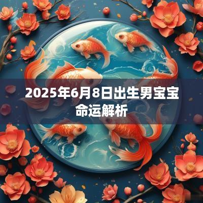 2025年6月8日出生男宝宝命运解析