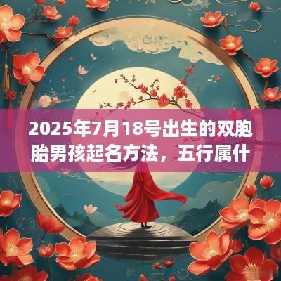 2025年7月18号出生的双胞胎男孩起名方法，五行属什么