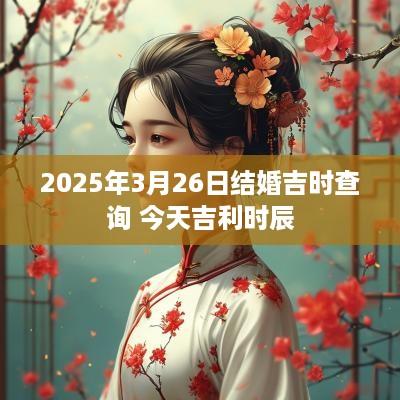 2025年3月26日结婚吉时查询 今天吉利时辰
