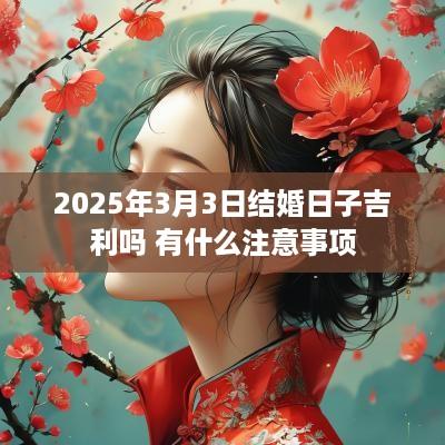2025年3月3日结婚日子吉利吗 有什么注意事项