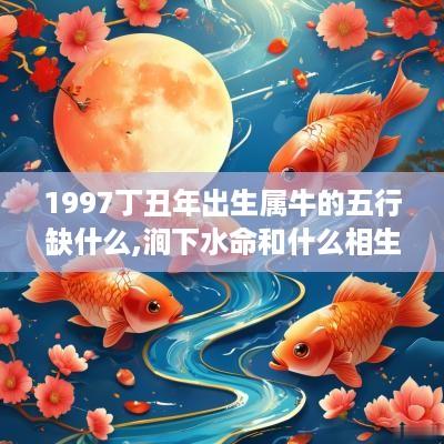 1997丁丑年出生属牛的五行缺什么,涧下水命和什么相生相克